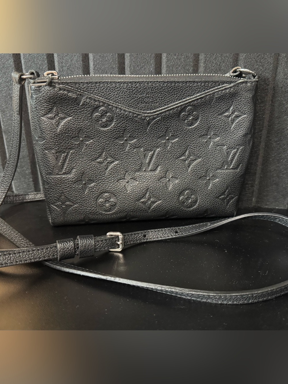Louis Vuitton Black Monogram Empreinte Leather
Crossbody Bag